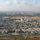 Тель-Авив из окна взлетающего самолета