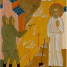 Клеймо житийной иконы священномученика Михаила