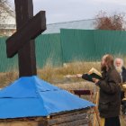 20211010-Установлен поклонный крест в Малом Череватове