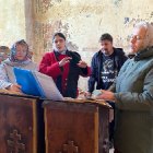 20250913-Службы в двух руинированных храмах Дивеевского района