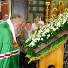 Посещение Патриархом Кириллом храма во имя прп. Серафима Саровского (фото с сайта Нижегородской епархии)