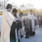 Учащиеся воскресной школы поздравили батюшек с Рождеством Христовым